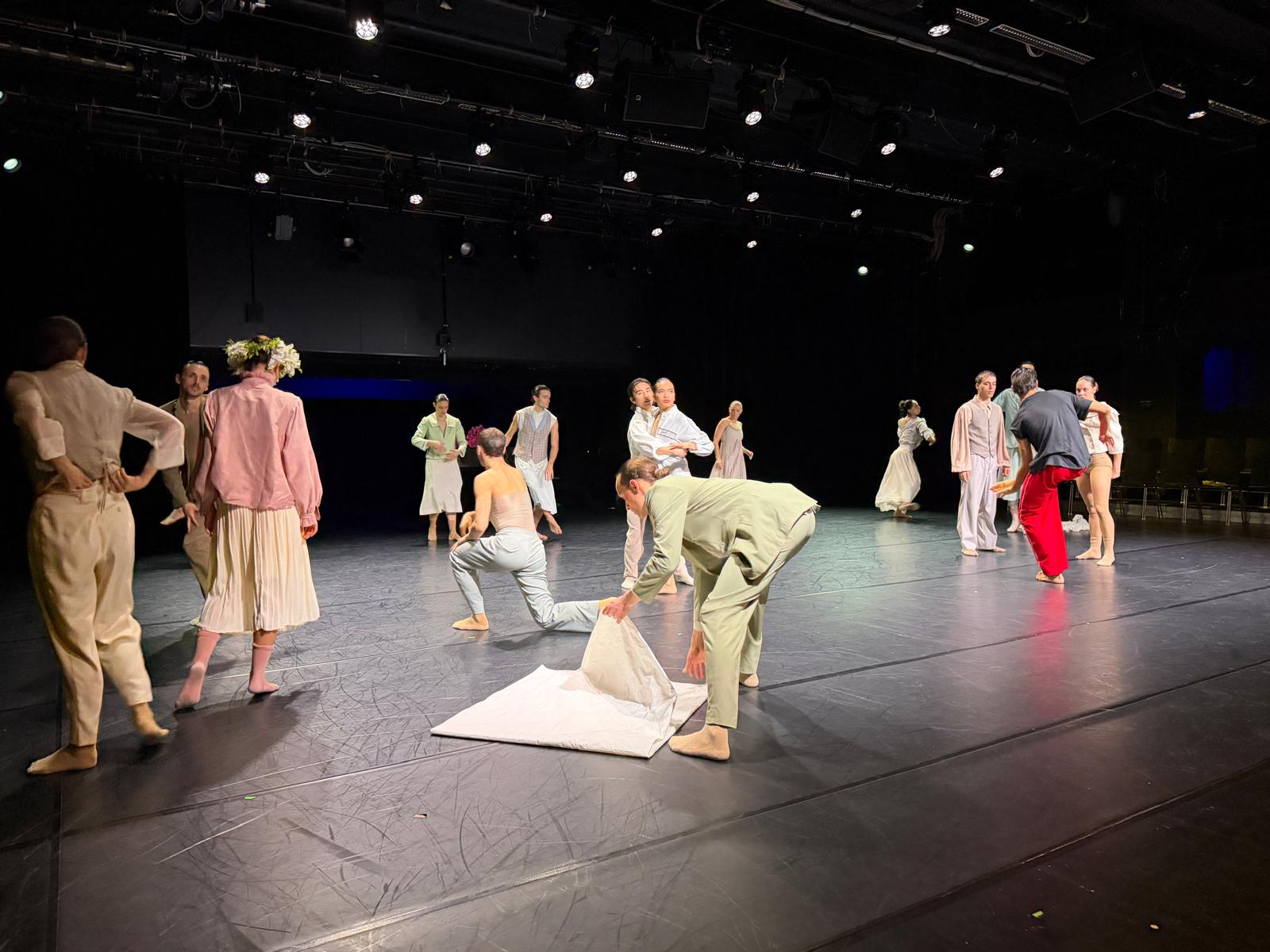Das Ballett bereitet sich auf die Generalprobe vor