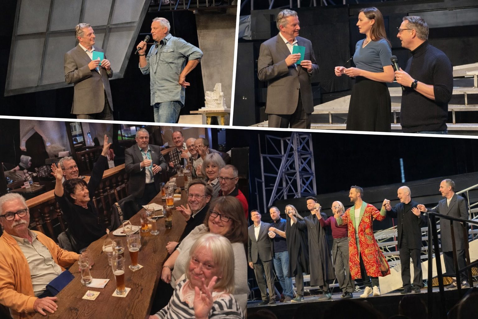 Eindrücke vom Premierenfieber und dem Stammtisch