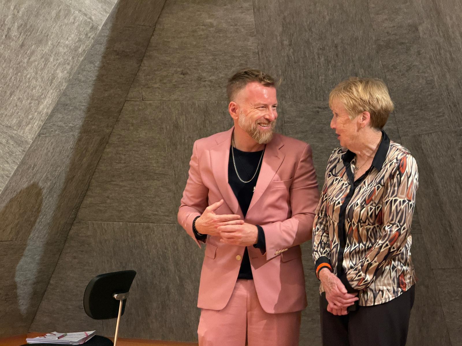 Dame Ann Murray und Stephen Delany