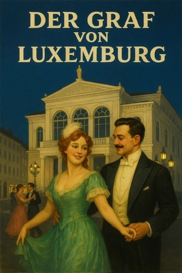 Zeichnung des Grafen von Luxemburg vor dem Gärtnerplatztheater